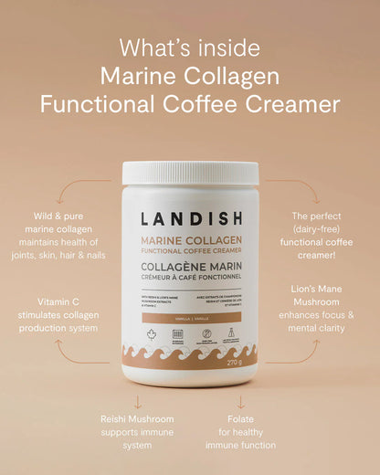 Landish Marine Collagen Coffee Creamer