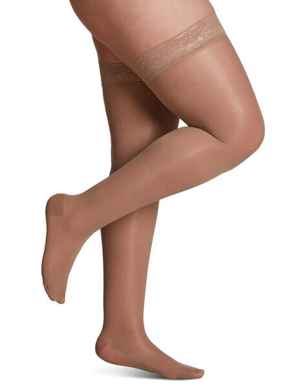 Sigvaris Sheer 20-30mmHg Compression Tights - Thigh Highs