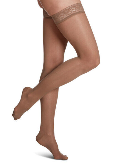 Sigvaris Sheer 20-30mmHg Compression Tights - Thigh Highs